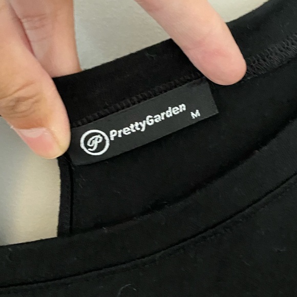 Amazon pretty garden black jumpsuit. M - Picture 2 of 6